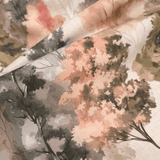 Fond numérique Panama en coton mélangé H 280 cm - PANIERS DE PÂQUES/PAPILLONS