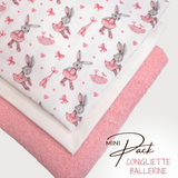 MINI PACK CONIGLIETTE BALLERINE - 3 pezzi