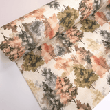 Fond numérique Panama en coton mélangé H 280 cm - PANIERS DE PÂQUES/PAPILLONS