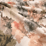 Fond numérique Panama en coton mélangé H 280 cm - PANIERS DE PÂQUES/PAPILLONS