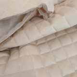 Trapuntato in velluto H 150 cm - VELLUTO BEIGE