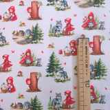 Tessuto Cotone H 140 cm - CAPPUCCETTO ROSSO