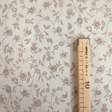 Tovagliato Fiandra di Cotone H 180 cm - FIORELLINI NOCCIOLA