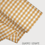 Collezione "Riga, quadretto e unito" H 180 cm - SENAPE