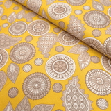 Cotone Americano H 110 cm - MANDALA SENAPE