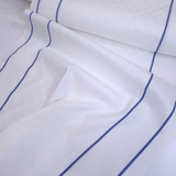 Tessuto per Asciugapiatti Doppio Bordo Aida H 60 cm - BIANCO RIGHETTA BLU