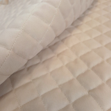 Trapuntato in velluto H 150 cm - VELLUTO BEIGE