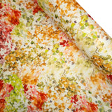 Velluto Digital H 140 cm - ORTENSIE ARANCIO