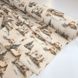 Tessuto Arredo Jacquard H 140 cm - LA CASETTA IN MONTAGNA/LUREX