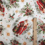 Cotone Fondo Panama Digital H 160 cm - BABBO NATALE