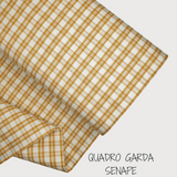 Collezione "Riga, quadretto e unito" H 180 cm - SENAPE