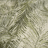 Tessuto Arredo Jacquard H 140 cm - FOLIAGE VERDE/LUREX ORO