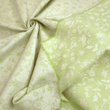 Tovagliato Fiandra di Cotone H 180 cm - FIORELLINI LIME