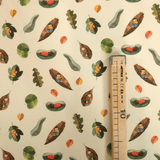 Piquet millerighe con stampa digitale H 150 cm - SOGNI TRA LE FOGLIE