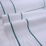 Tessuto per Asciugapiatti Doppio Bordo Aida H 60 cm - BIANCO RIGHETTA VERDE