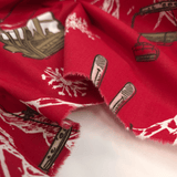 Cretonne Leggero H 160 cm - ALTA QUOTA/BORDEAUX