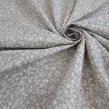 Coton Fantaisie - FLEURS ROSE FONCÉ - coupe minimum ou multiples de 25 x 290 cm