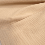 Mussola di Cotone Doppia Garza H 140 cm - BEIGE