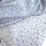 Tovagliato Fiandra di Cotone H 180 cm - FIORELLINI LAVANDA