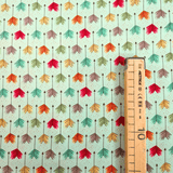 Cotone Americano H 110 cm - FRECCE/ACQUAMARINA