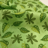 Cotone Americano H 110 cm - FOGLIE/VERDE