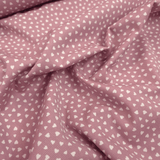 Piquet millerighe H 150 cm - COORDINATO ROSA ANTICO