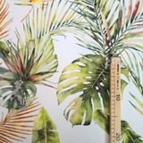 Tessuto no stiro H 160 cm - TROPICAL FRANGIPANE