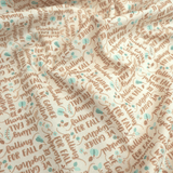 Cotone Americano H 110 cm - SCRITTE AUTUNNO