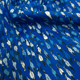 Cotone Americano H 110 cm - CAVALLI/BLU