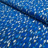 Cotone Americano H 110 cm - CAVALLI/BLU