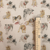 Cotone Stampa Digitale H 135/140 cm - CANI