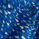 Cotone Americano H 110 cm - CAVALLI/BLU