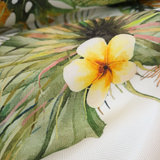 Tessuto no stiro H 160 cm - TROPICAL FRANGIPANE