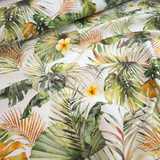 Tessuto no stiro H 160 cm - TROPICAL FRANGIPANE