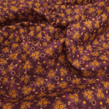 Cotone Americano H 110 cm - STELLINE/VIOLA