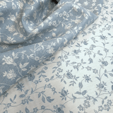 Tovagliato Fiandra di Cotone H 180 cm - FIORELLINI POLVERE