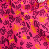 Cotone Americano H 110 cm - CAPPUCCETTO ROSSO/FUCSIA