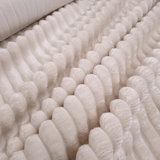 Ecopelliccia a coste H 140 cm - PANNA