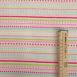 Cotone Americano H 110 cm - CORNICETTE COLORATE/BIANCO