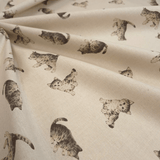 Cotone Stampa Digitale H 135/140 cm - GATTINI GRIGI