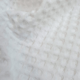 Eponge nid d'abeille en LIN MIX H 160 cm - ECRU