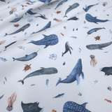 Piquet millerighe con stampa digitale H 150 cm - SOGNI OCEANICI