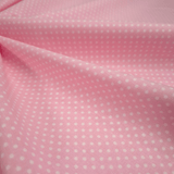 Coton Fantaisie - FLEURS ROSE FONCÉ - coupe minimum ou multiples de 25 x 290 cm