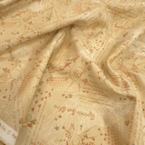 Cotone Americano H 110 cm - FANTASIE CON ALI/BEIGE