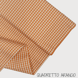 Collezione "Riga, quadretto e unito" H 180 cm - ARANCIO
