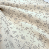 Tovagliato Fiandra di Cotone H 180 cm - FIORELLINI ACCIAIO