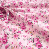 Tessuto Cotone Digital H 150 cm - ROSELLINE/ROSA