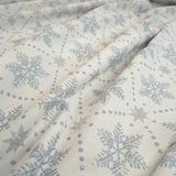 Jacquard-Möbelstoff H 140 cm – VOLPINE NATALIZIE/LUREX
