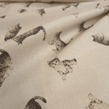 Cotone Stampa Digitale H 135/140 cm - GATTINI GRIGI