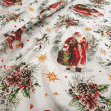 Cotone Fondo Panama Digital H 160 cm - BABBO NATALE